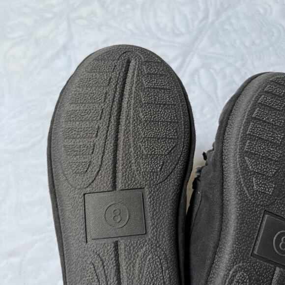 Fleece Lined Solid Slippers Size 8 - Picture 8 of 9